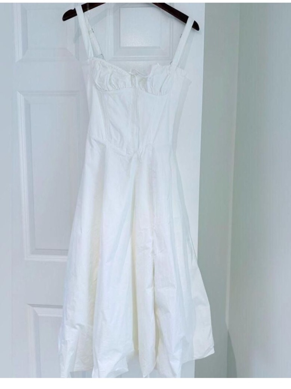 NOT AVAILABLE House of CB Carmen White Corset Midi Dress size L Cup A-C NWOT - Picture 2 of 5
